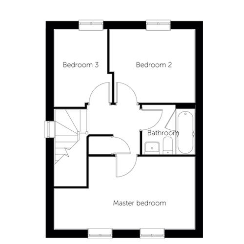 3 Bedroom Homes in Mackworth, Derby Pareti at Definition