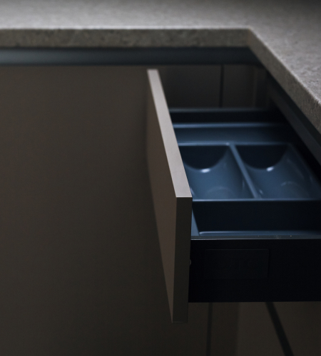 Open Drawer Close Up - Dark