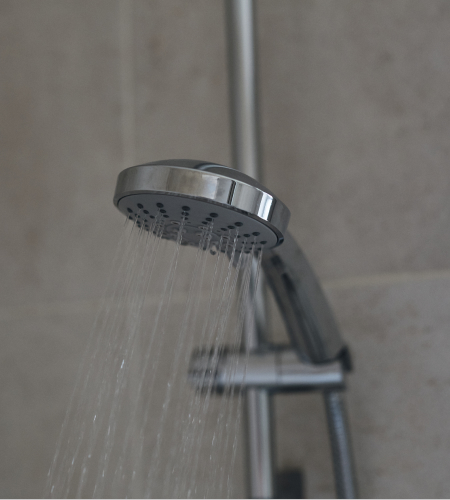 Shower Head Close Up - Dark